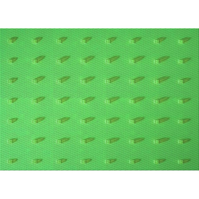 Ahgly Tapis Rectangulaire Lavable en Machine Intérieur Transitionnel Vert Lime, 5 Pieds x 7 Pieds