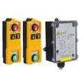 thumbnail image 2 of Hoist Crane Remotes Controls, Waterproof Drop Resistant Corrosion Resistance Industrial Remote Control ABS  For Chain Cranes AC 380V, 2 of 8