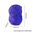 thumbnail image 3 of Metallic Texture Cloth Strips Personalized DIY Weaving Color Thick Yarn For Knitting Crochet Blanket Knitting Bags And Crochet Yarn Bags 50 Yards 148FT, 3 of 6