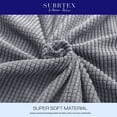 thumbnail image 3 of Subrtex Housse de Canapé Extensible 1 Pce Antidérapante, Motif à Grille Texturée, 3 of 6