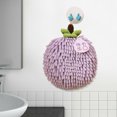 thumbnail image 4 of Towels for Bathroom,Fuzzy Ball Hand Towel with Hanging Loop for Bathroom Cute Fruit Decorative Ball Towel Soft Absorbent Ball Towel Sets for Kitchen Bathroom,Hand Towels for Bathroom, 4 of 5