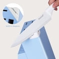 thumbnail image 4 of Hecef 15-Piece Knife Block Set, Ultra-Sharp Stainless Steel Knives with Rustproof Coating, 4 of 11