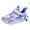 Purple, variant on Zanarzt Running Shoes Boys Mesh Breathable Non Slip Thick Sole Student Casual Running Childrens Sports Shoes Pink,US 2