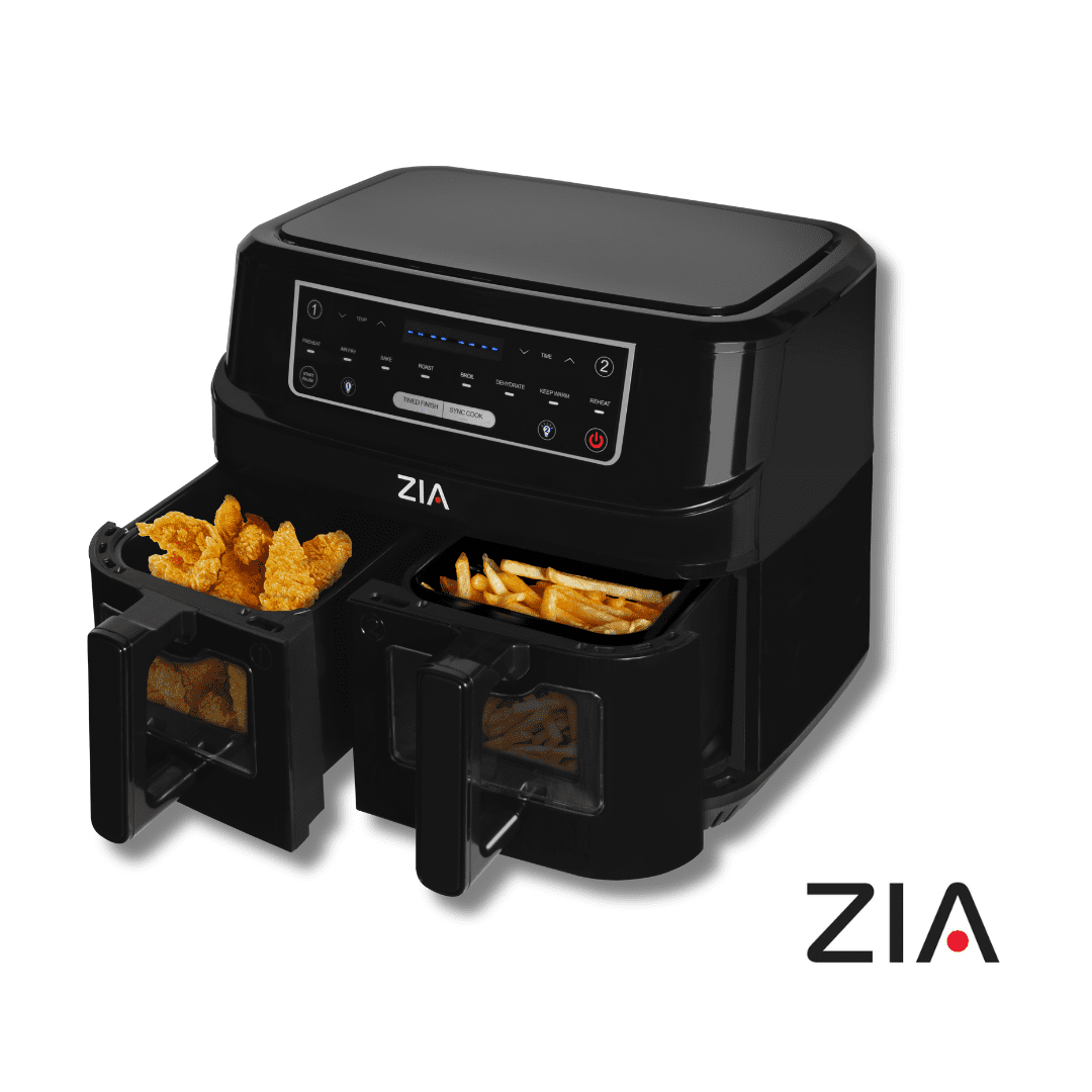 ZIA 8-1 SmartCrisp Duo Basket Air Fryer