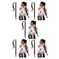 thumbnail image 3 of ziyahi DIY For Different Braids Hair Extension For Instant Volume Braided Ponytail Extension Change Style black 5Set, 3 of 6