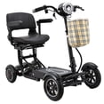 thumbnail image 2 of Large Seat 40km Range Mobility Scooter Safe Ride on 4 Wheels with Armrests, Recharge within 5 hours Foldable Portable Complies with Airline Regulations, 2 of 11