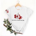 thumbnail image 1 of Weiqiqre Hauts de Printemps pour Femmes T-Shirts à Manches Courtes à Col Rond avec Imprimé Graphique de Lettres Décontractés d'Été Mignons Tees Hauts, 1 of 3