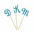 thumbnail image 3 of Darling Souvenir| Custom Initials Wedding Cupcake Toppers| Personalized Party Dessert Decorations - Pack Of 20, 3 of 3