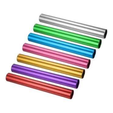 Aluminum Relay Baton, 1 Set Field Track Relay Event Baton for Race Gym Track and Field, Multicolor