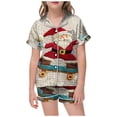 thumbnail image 1 of WEAIXIMIUNG Pajamas For Children Shirt And Pant Matching Set Sleepwear Set With Pockets For Christmas 12-13 Years, 1 of 4