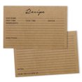 thumbnail image 1 of Inkdotpot 4x6 Inch Recipe Cards (Set of 50) , Thick Double Sided Premium Card Stock- Modern Style Kraft Recipe Notecards for Weddings- Bridal- Baby Shower - Classic Theme, 1 of 6