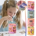 thumbnail image 1 of EGNMCR Tirelire Hibou Imprimée Machine à Billets Forme Mignonne Enfants Cadeau de Fête Machine à Billets, 1 of 9