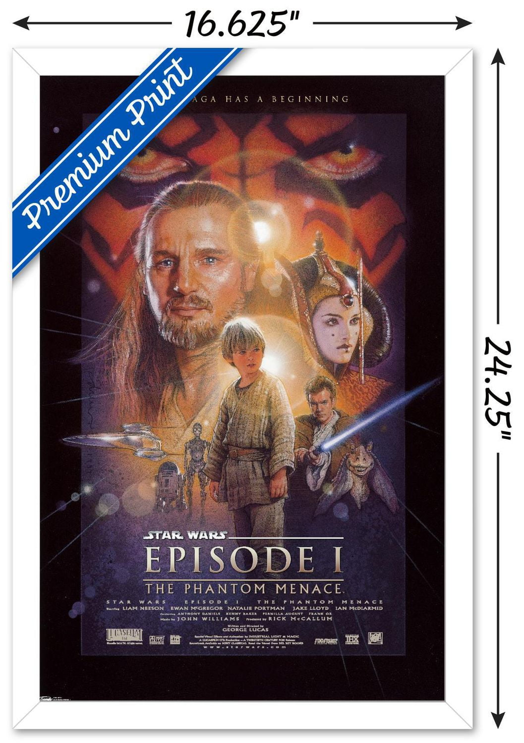 Star Wars: The Phantom Menace - One Sheet Wall Poster