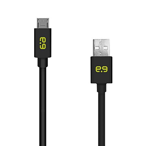 PureGear 4-Foot Charge and Sync Cable for Micro-USB Devices - Black