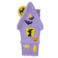 thumbnail image 1 of 24in haunted purple house With C7 LED,Halloween decoration,by way to celebrate, 1 of 5
