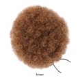 thumbnail image 2 of Baohd Effortless Afro Puff Drawstring Ponytail Bun Short Afro Kinky Puff Synthetic Brown 1Set, 2 of 6