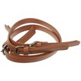 thumbnail image 4 of Sangle de Sac à Main en Cuir Synthétique Durable Réglable Accessoires de Remplacement Marron 2 Pcs, 4 of 8