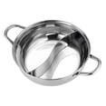 thumbnail image 2 of Guardoinrt Quick Heat Hot Pot Cooker Hot Pot With Divider Cooking Tool Enhancing Meal Experiences Divided Pots Soup, 2 of 6