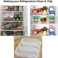 thumbnail image 4 of YOPTOP 4Pcs Refrigerator Organizer Bins Baskets, Ideal for Fridge and Freezer Organization and Counter Food Container, Multi-color, 4 of 6