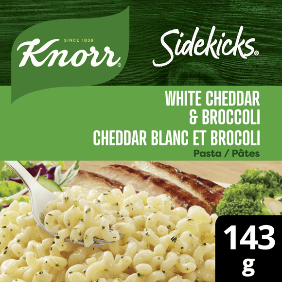 Plat d'Accompagnement de Pâtes Knorr Sidekicks Cheddar Blanc et Brocoli