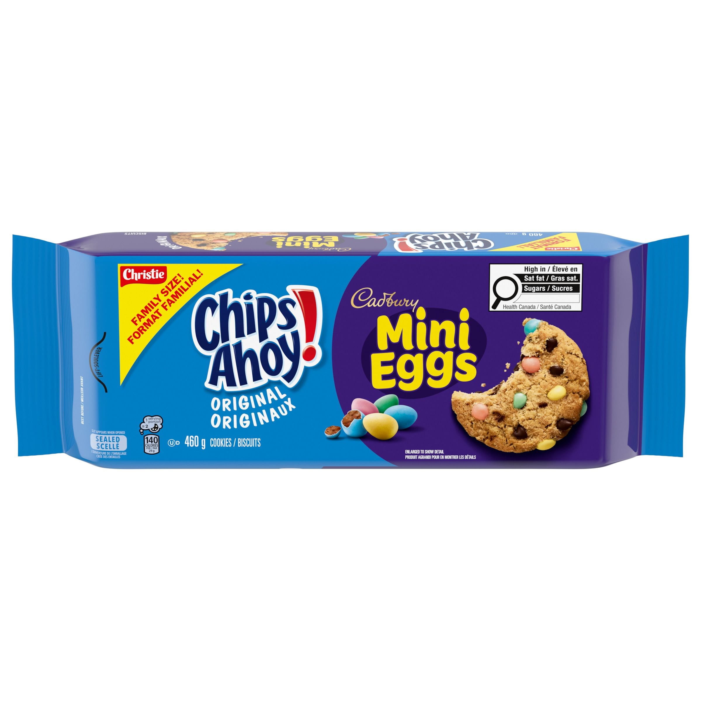 Chips Ahoy! Biscuits aux Œufs Mini Cadbury, Taille Famille