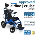 thumbnail image 3 of MAJESTIC IQ-8000 New Remote & Joystick Controlled Mobility Aid Lightweight Foldable Electric Wheelchair, 3 of 6