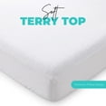 thumbnail image 2 of Beddora Queen Mattress Protector Waterproof, 200 GSM Terry Mattress Cover, Breathable Fitted Bed Protector with 17 Inch Deep Pocket, White, 2 of 7