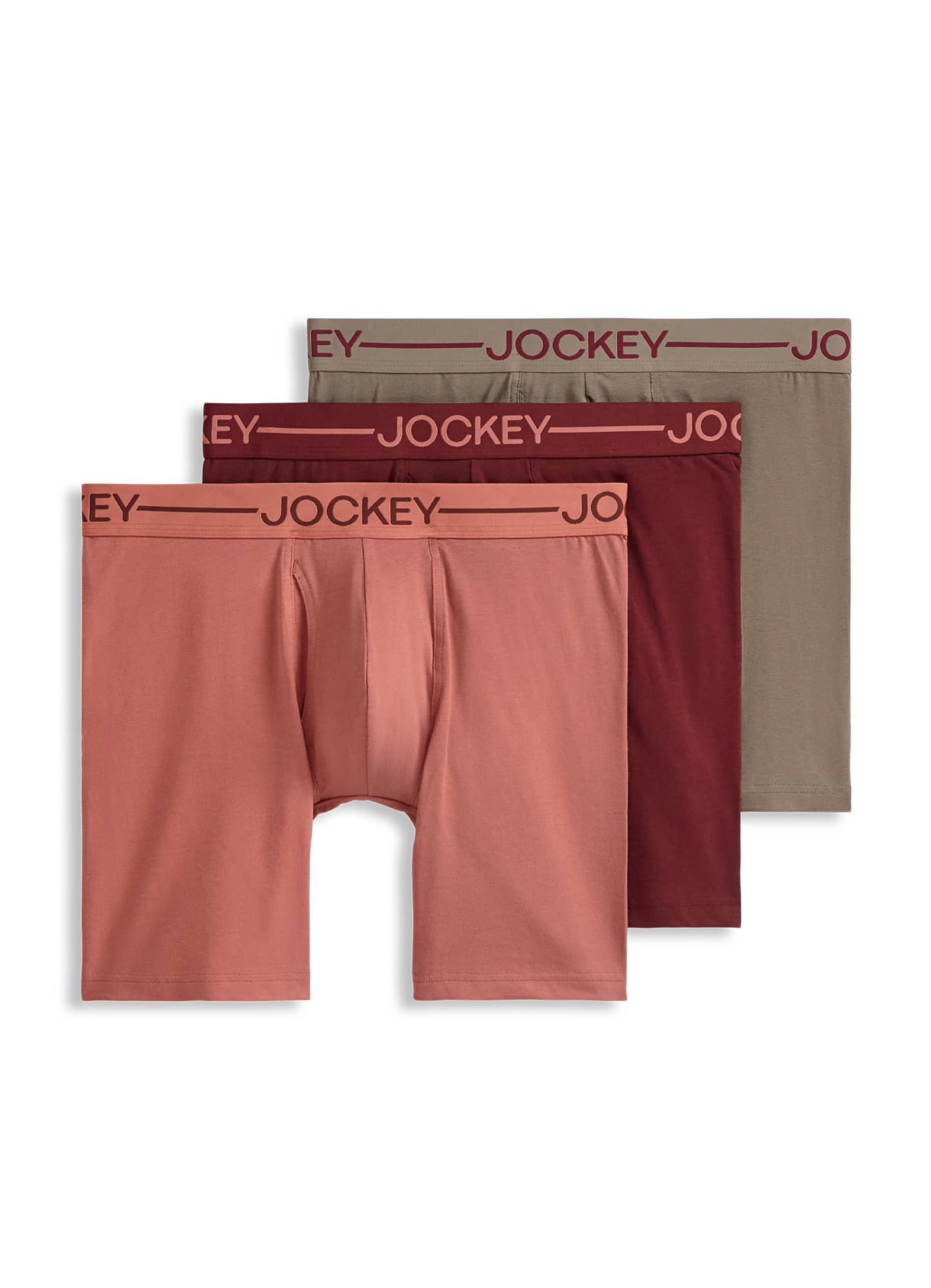 Jockey Boxeur en Coton Biologique Extensible 6.5 Pouces - Lot de 3