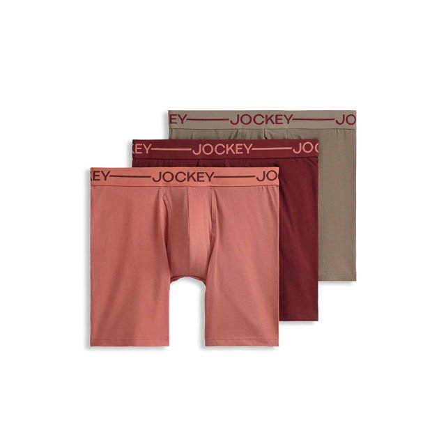 Jockey Boxeur en Coton Biologique Extensible 6.5 Pouces - Lot de 3