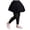 Black, variant on dmqupv Fleece Lined Leggings Baby Girl Girls' Summer And Spring Dress Pants Two Piece With Underpants Outerwear Leggings Grey,Size for 7-8 Years