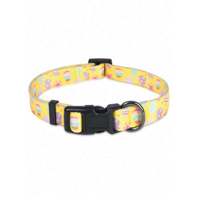 1pc Comfortable Cartoon Easter Soft Pet Collar, Adjustable& Durable, Suitable For Small, Medium And Large Dogs And Cats