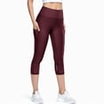 thumbnail image 3 of Kcodviy Séchage Rapide Élastique Point Poche Pantalon de Yoga Pantalon de Yoga Serré Pantalon de Yoga pour Femme Petite pour Femmes Longueur Petite Pantalon Réfléchissant Robe de Yoga Pantalon de Yoga pour Femmes Pantalon, 3 of 3