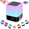 thumbnail image 1 of Veilleuse Tactile Intelligente avec Haut-Parleur Bluetooth, Lampe de Chevet RGB à Changement de Couleur Réglable pour Chambre, Meilleurs Cadeaux pour Bébé, Enfants, Fête, 1 of 9