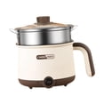 thumbnail image 4 of DOLITY Electric Hot Pot Multipurpose Small 2 Gear Settings Mini Ramen Cooker Cooking Pot for Pasta Home Dorm Office Porridge Oatmeal with Steel Steamer, 4 of 9