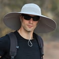 thumbnail image 1 of Men Outdoor Sun Fisherman Foldable Bucket Hat Double Faced Cap, 1 of 4