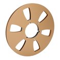 thumbnail image 2 of 1/4 10 Inch Empty Tape Reel Aluminum Alloy 6 Hole Universal Opening Machine Part Sound Tape Takeup Reel Gold, 2 of 6
