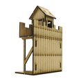 thumbnail image 4 of 1/72 Fortress Building Model Kits DIY DIY Painting Architecture Scene Model for sentry watchtower, 4 of 9