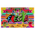 thumbnail image 2 of May 5th Mexican Carnival Background Fabric Banner Colorful Stripes Mexican Party Background Fabric, 2 of 5