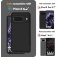 thumbnail image 2 of HAHDAXIA Google Pixel 8 Phone Case 6.2‘‘(2023), Soft Slim TPU Silicone Back, Skin-Friendly & Anti-Scratch, 360°Full-Body Protection, Case Cover for Pixel 8 Case, 2 of 6