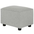 thumbnail image 1 of Evolur Holland Ottoman tapissé | Modern Design, 1 of 6