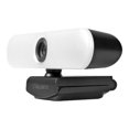 thumbnail image 4 of Aluratek Caméra Web 4K HD à Anneau Lumineux avec Micros Stéréo Doubles à Réduction de Bruit, Lumière Réglable, Mise au Point Automatique, Support Trépied Intégré, Compatible Universellement, 4 of 12