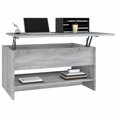 thumbnail image 2 of vidaXL Coffee Table Grey Sonoma 80x50x40 cm Engineered Wood, 2 of 5