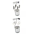 thumbnail image 1 of GUOOL 2Pieces Romantic Rotary Candle Holder Tea Light Holder for Christmas Restaurant StyleS, 1 of 9
