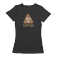 thumbnail image 1 of T-shirt pour Femmes Happens Crazy Winking Poop Emoji, 1 of 1