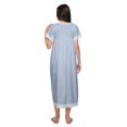 thumbnail image 3 of Moomaya Printed Nightdress For Ladies Cotton Ruffled Border Nursing Night Gown, 3 of 5