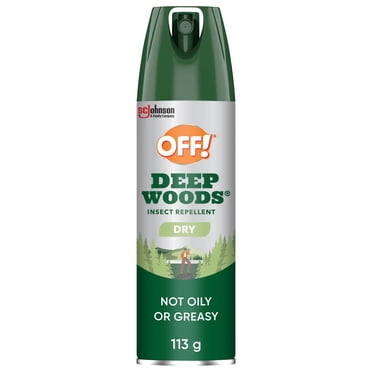OFF! Deep Woods Mosquito and Insect Repellent Spray with Power Dry Formula, 113g