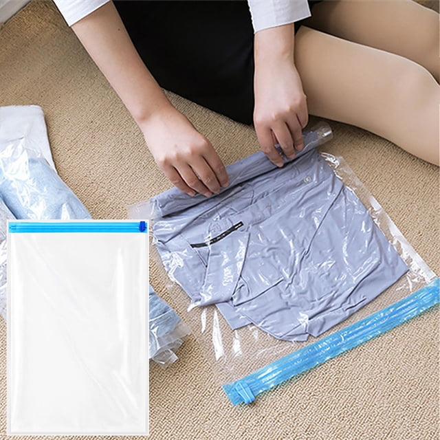 Home Textile Storage Organizer for Travel and Home Use – Flexible Compression Bags for Suitcases and Storage Solutions Reusable and Space-Saving No-Vacuum Travel Storage