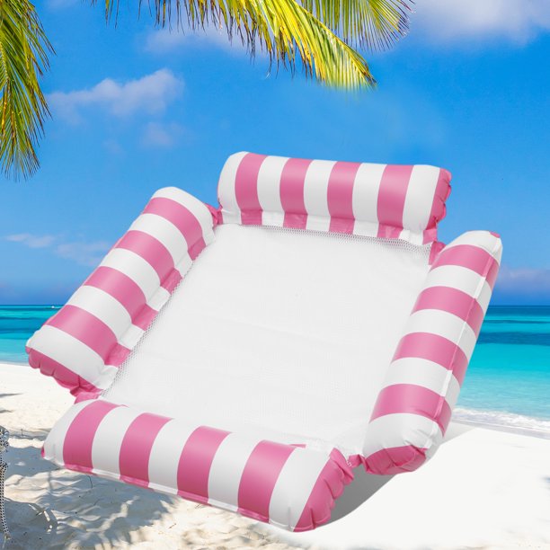 Hamac à Eau Gonflable 4 En 1 - Siège De Piscine Flottant, Lit Et Fauteuil Lounge Avec Pompe - Bleu Et Rouge Chaise Longue Gonflable Piscine Hamac à Eau Gonflable 4 En 1 - Siège De Piscine Flottant, Lit Et Fauteuil Lounge Avec Pompe - Bleu Et Rouge Chaise Longue Gonflable Piscine