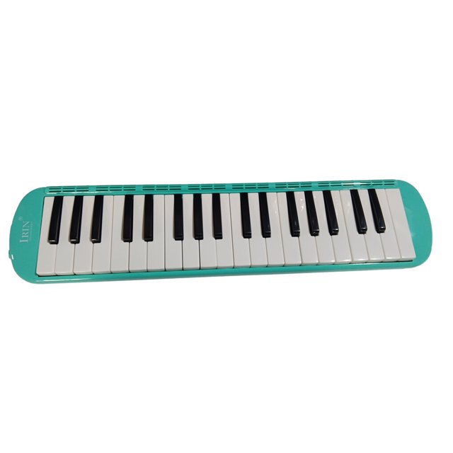 Wweixi Melodica Portable ABS 38 Keys Melodica Student Teaching Wind Musical Instrument, Green