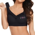 thumbnail image 1 of fheaev Seamless Mesh Lace Bras for Women No Underwire Wireless Bras with Support And Lift Full Coverage Deep V Bralettes Everyday Bra, 1 of 8